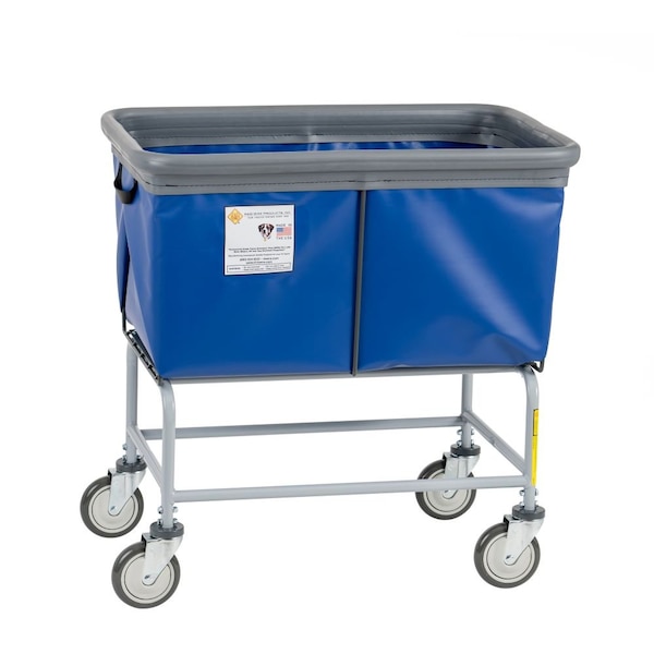 Elevated Basket Truck, Vinyl, Bumper, 4 Bushel, Blue